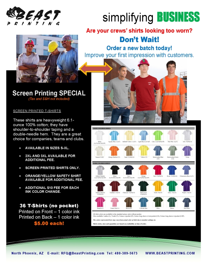 20% Off Black & White Shirts!